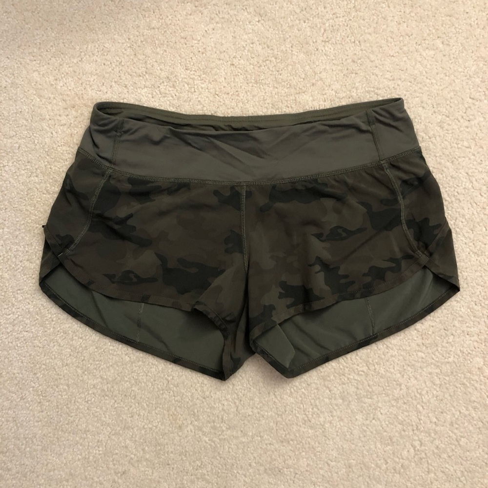 Lululemon Camo shorts - unicorn item. Rare.